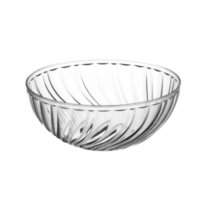 Činija reljefna providna 1 L