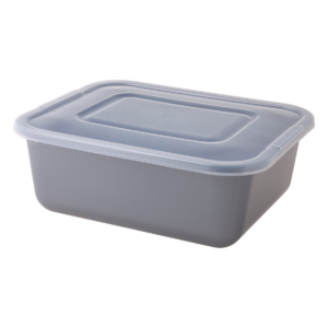 Rectangular 10 L container with lid